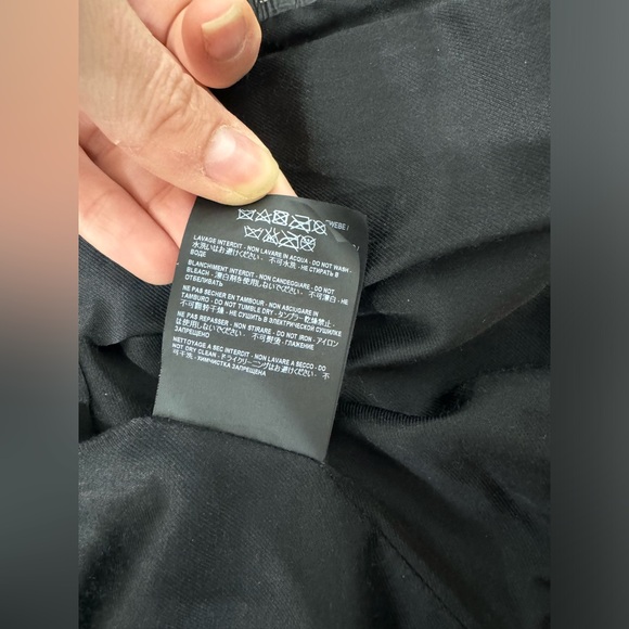 Yves Saint Laurent Black Leather Motorcycle Biker Jacket - Size 36 FR (small) - Picture 7 of 11